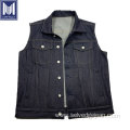 raw indigo 100% cotton 14oz japanese selvage vest